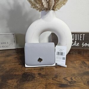 Kate Spade Mountain Gray Kayla Leather Wallet